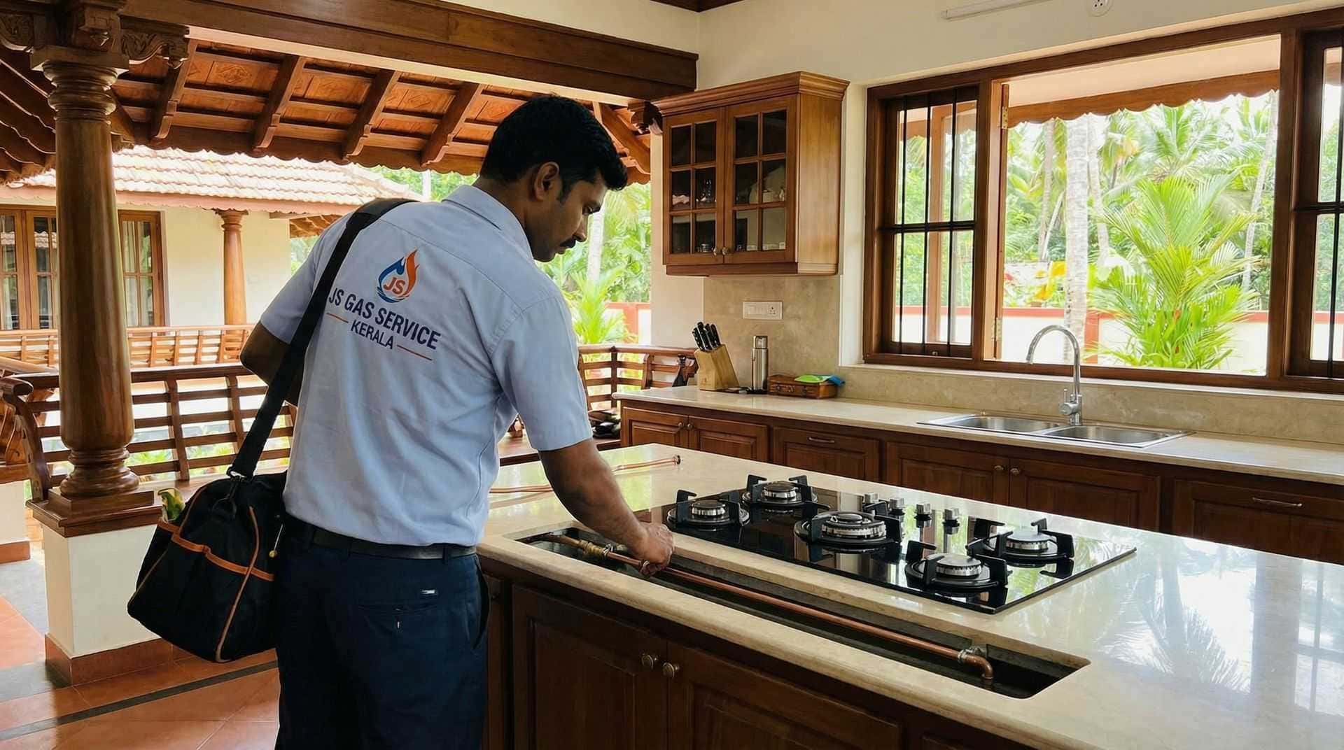 JS Gas Services — Expert gas pipeline installation and stove repair in Kochi, Kerala